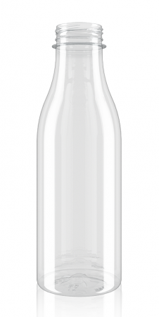 Бутылка 0,5л молочная прозрачная 100шт/уп BER38