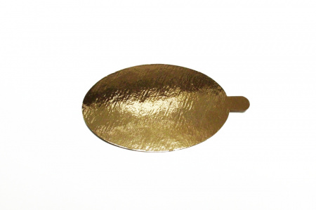 подложка с держателем «Pasticciere» золото d 80мм (0,8) 100шт/уп GWDH 80