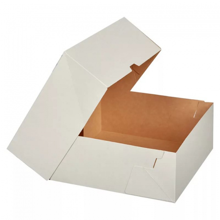короб для тортов карт белый «Pasticciere» 255*255*105мм 75шт/кор КТ105